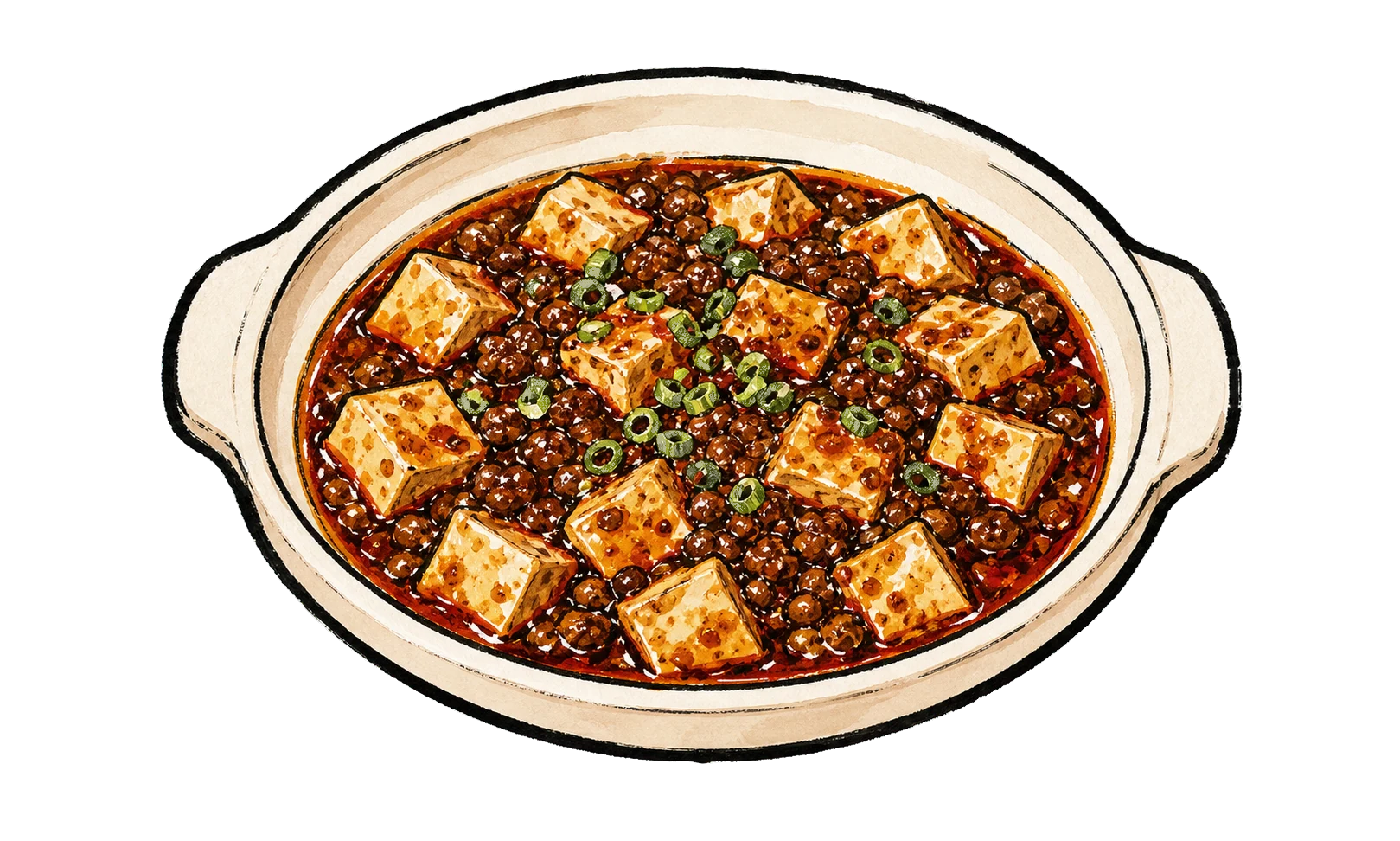 萬万亭の四川麻婆豆腐